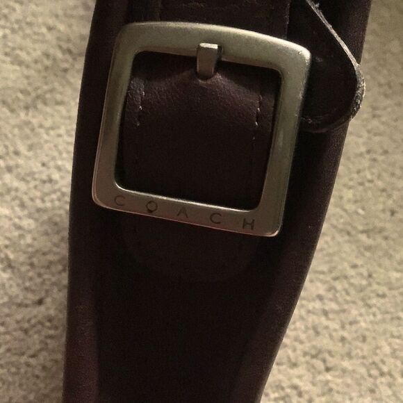 Vintage Rare Coach Unisex Double Zip Camera Brown Bag - Picture 6 of 8